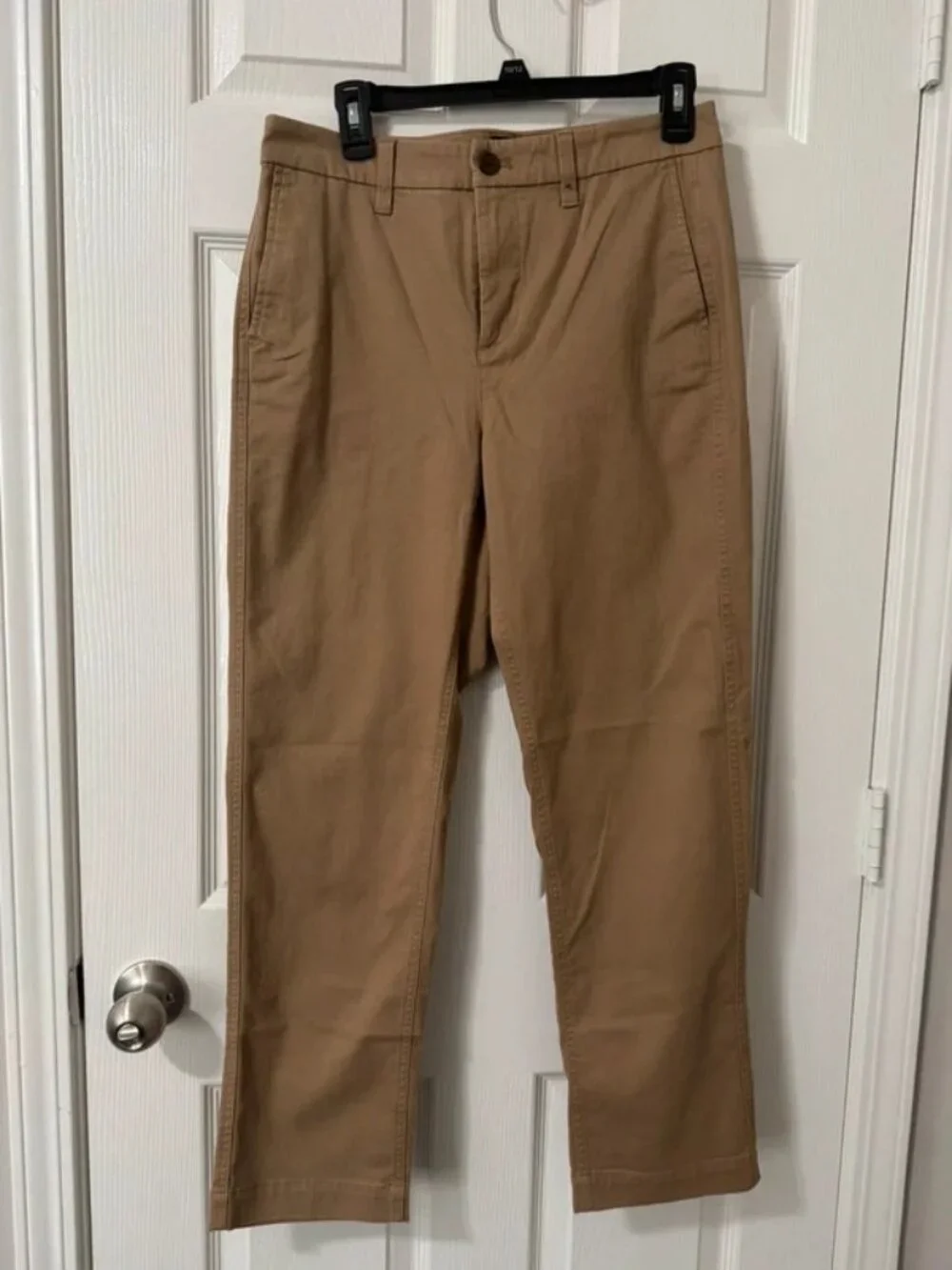 NWT J. Crew Size 6 6x28 Dark Khaki High Rise Girlfriend Chino Ankle Pant NEW